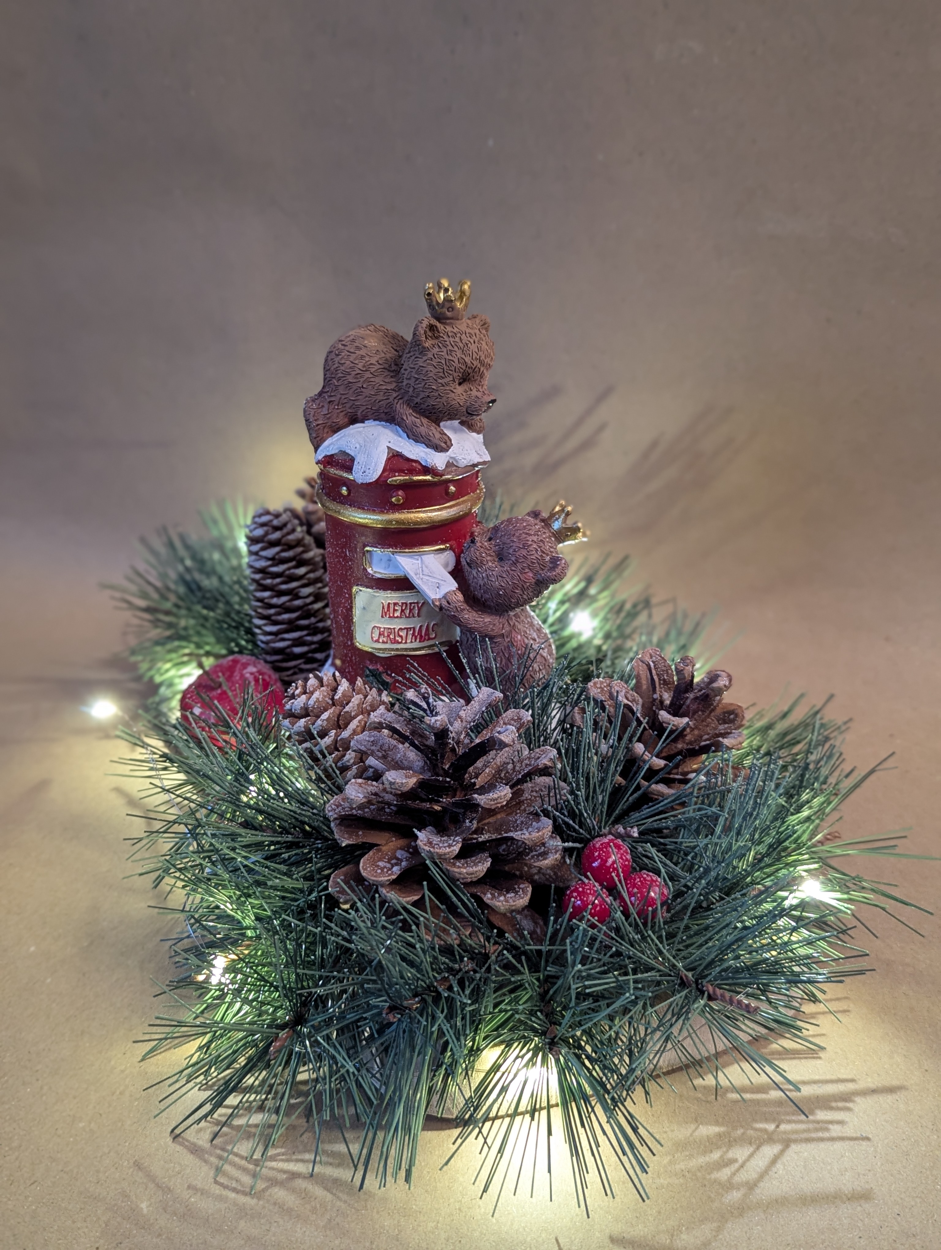 Décoration de Noël avec oursons