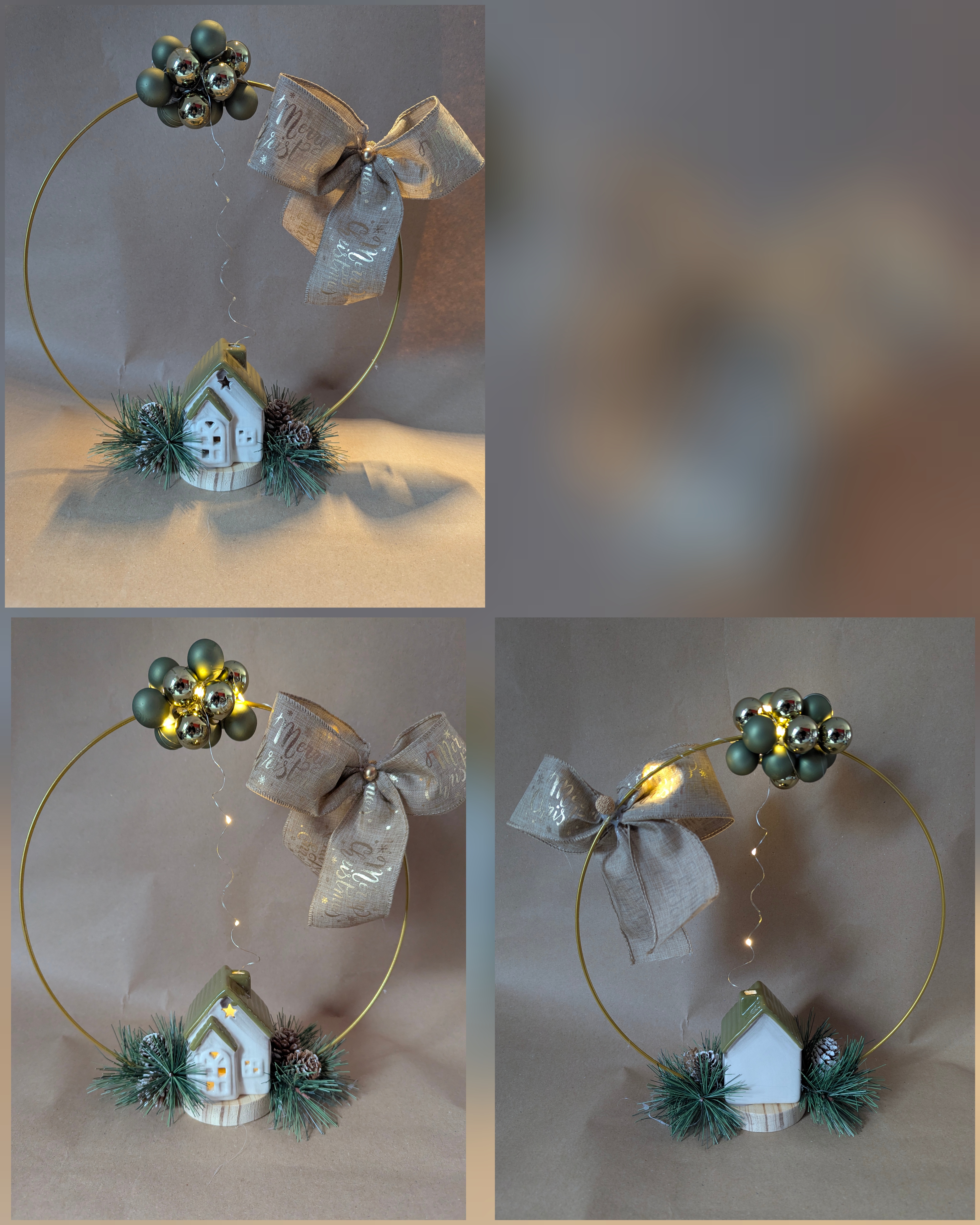 Couronne de Noël décorative