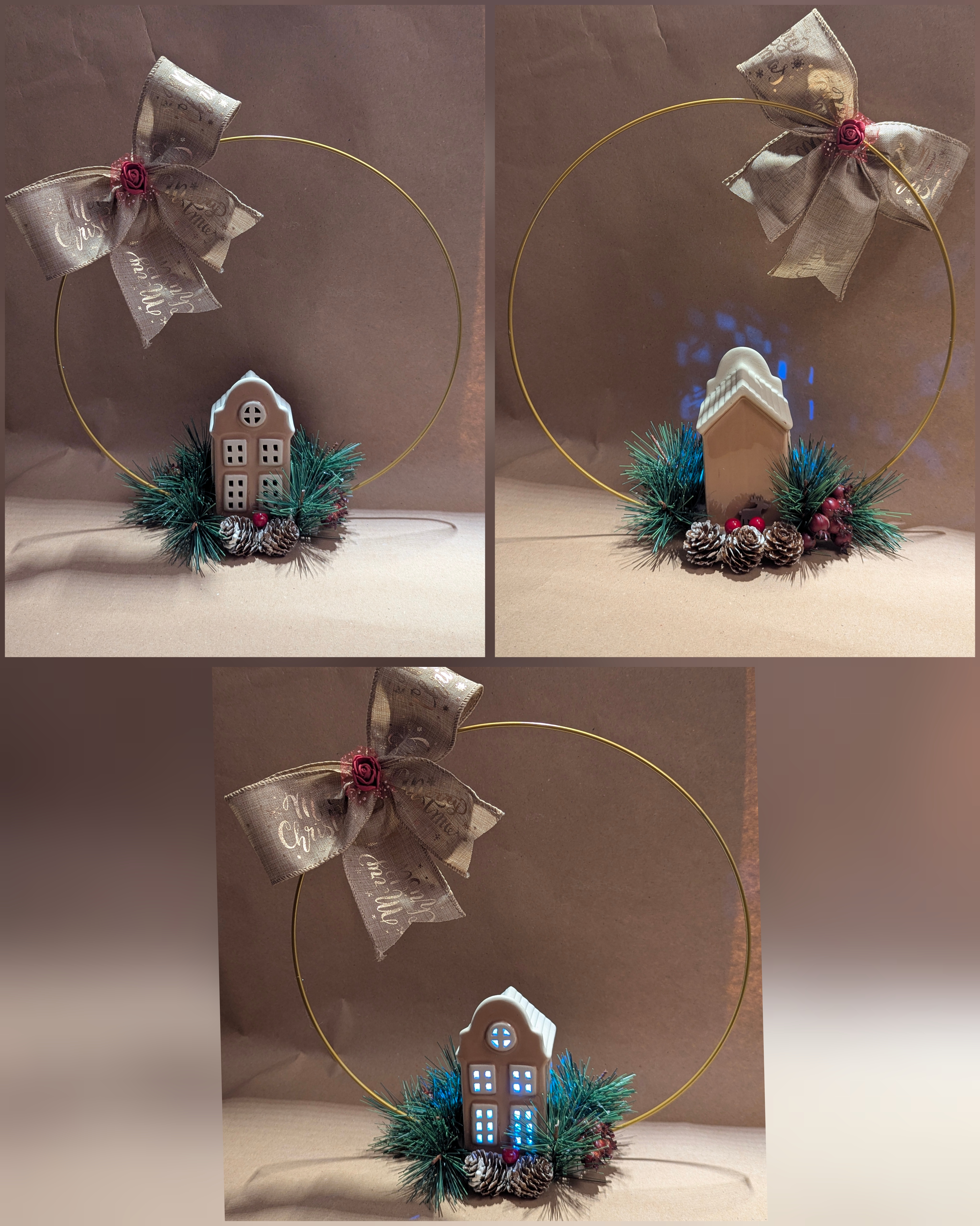 Couronne de Noël décorative