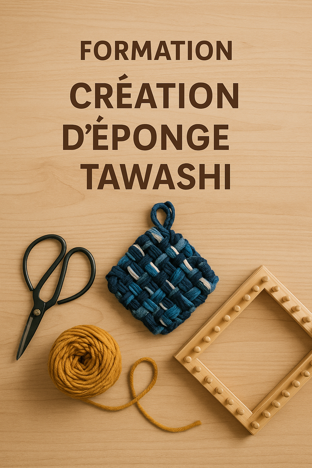 Création d'éponge Tawashi