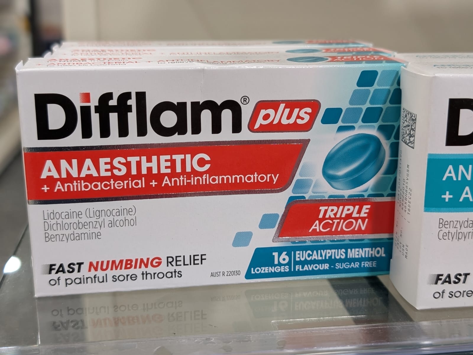 Difflam Plus Anaesthetic Lozenges