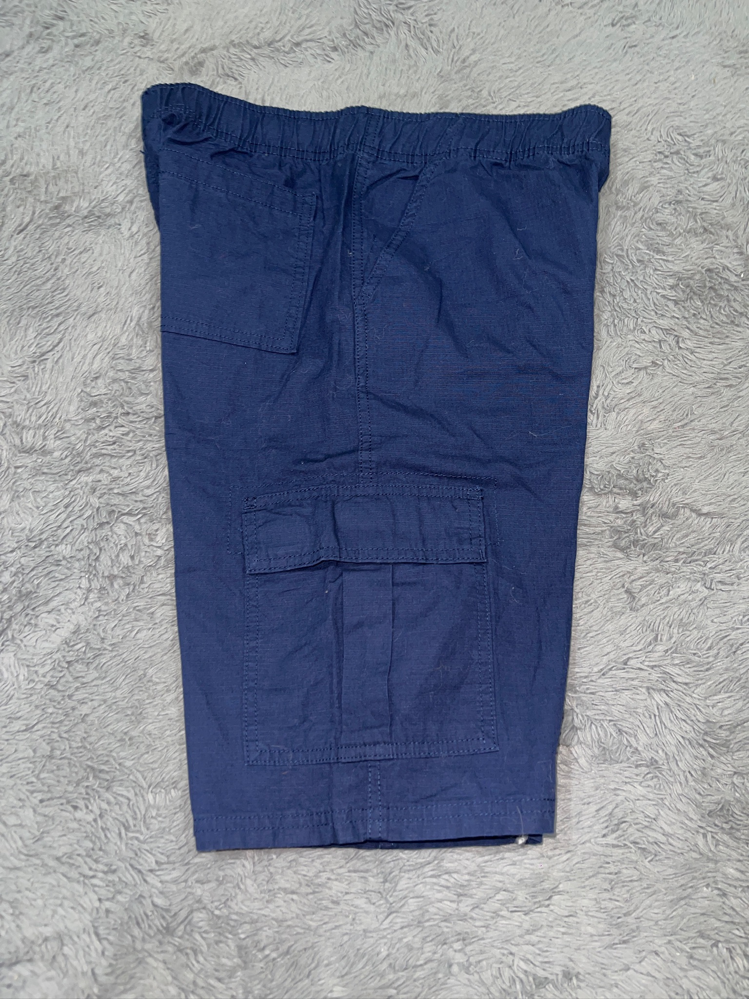 Blue Cargo Shorts