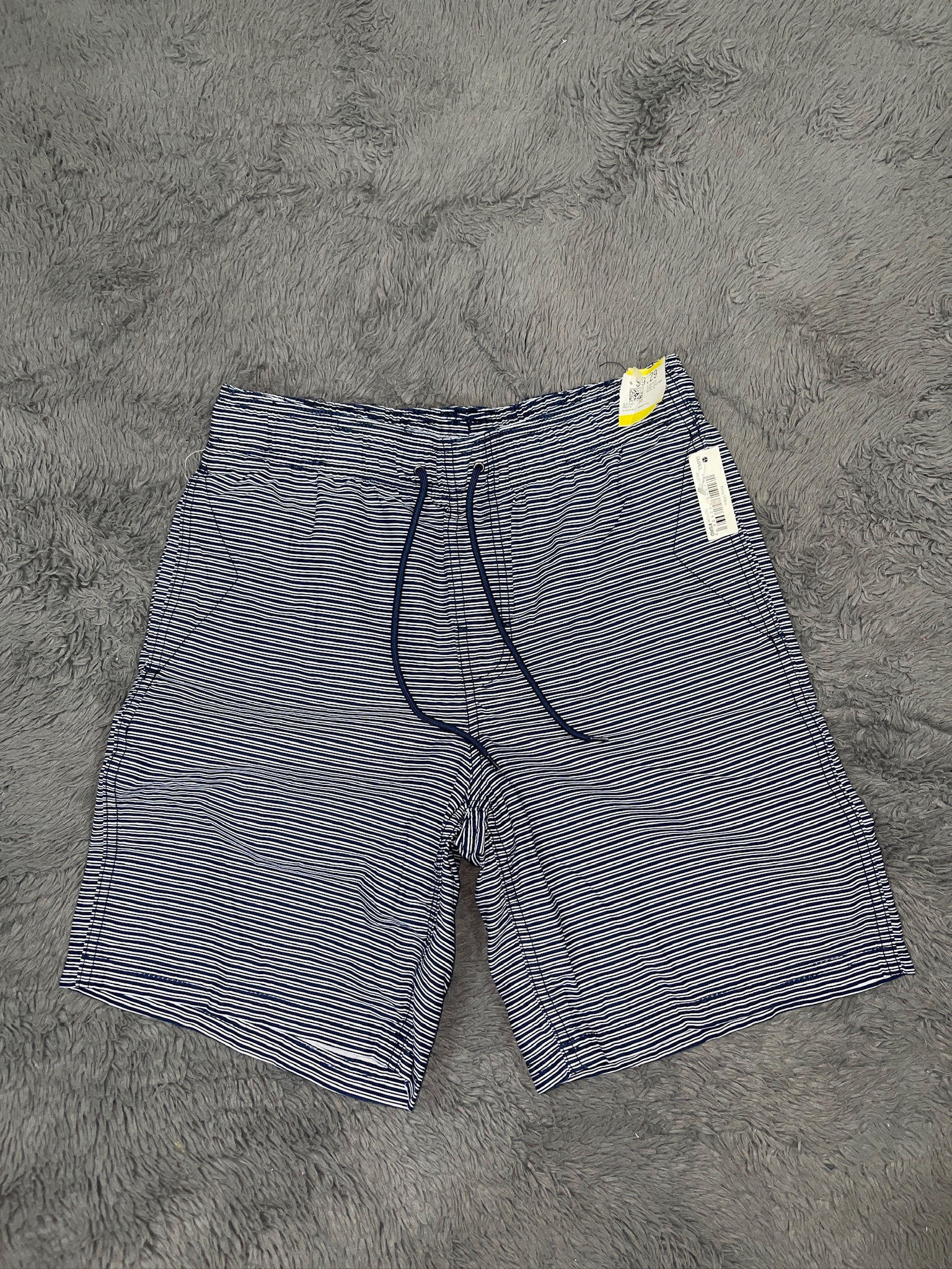 Men's striped casual shorts