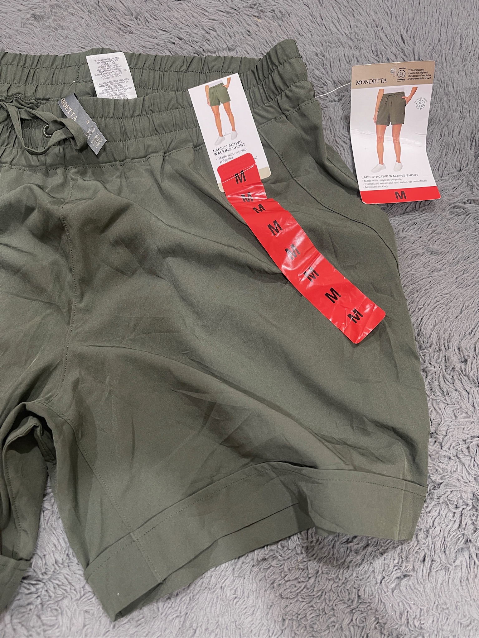 Women's Olive Green Shorts