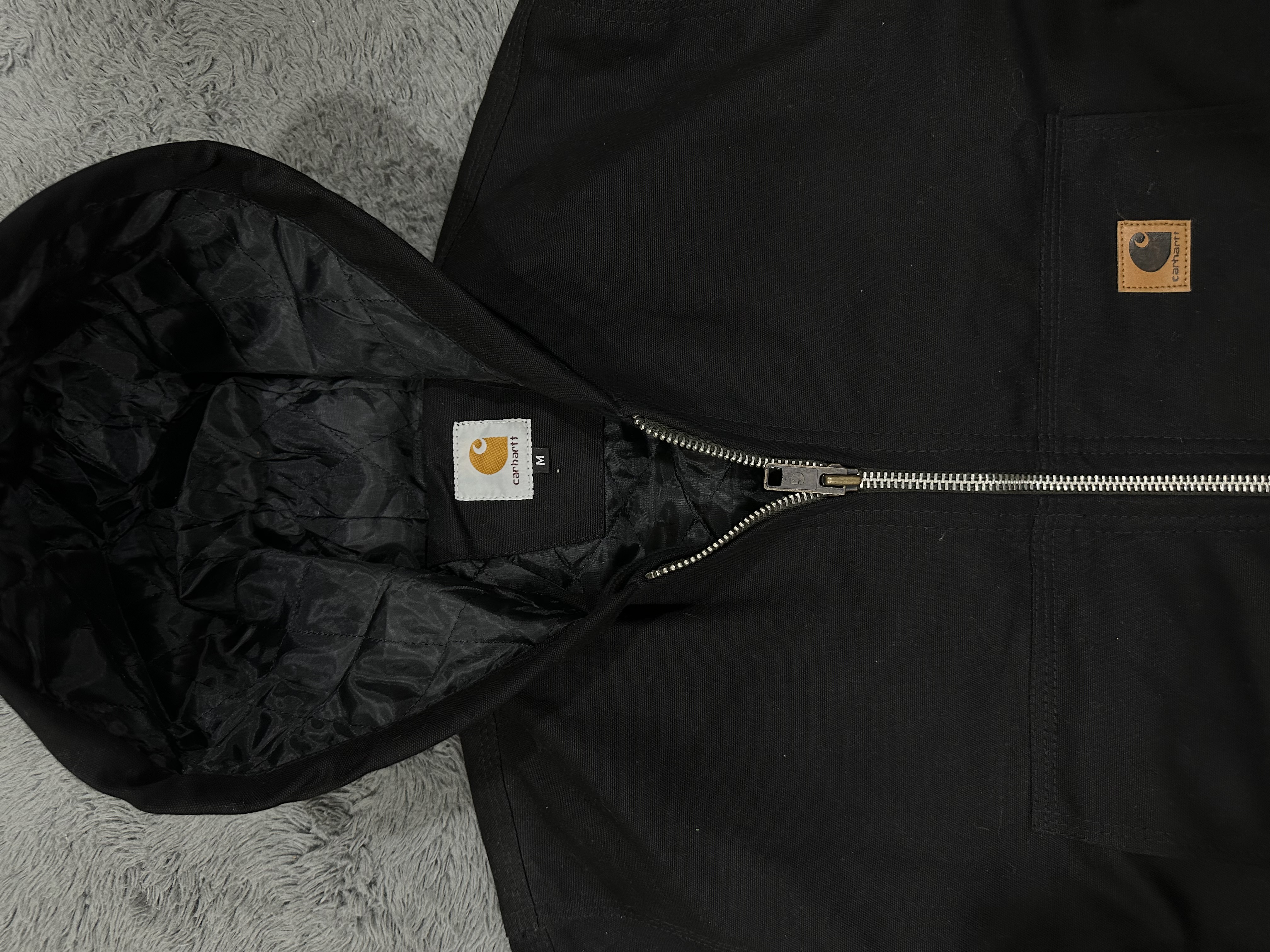 Carhartt Black Hooded Jacket