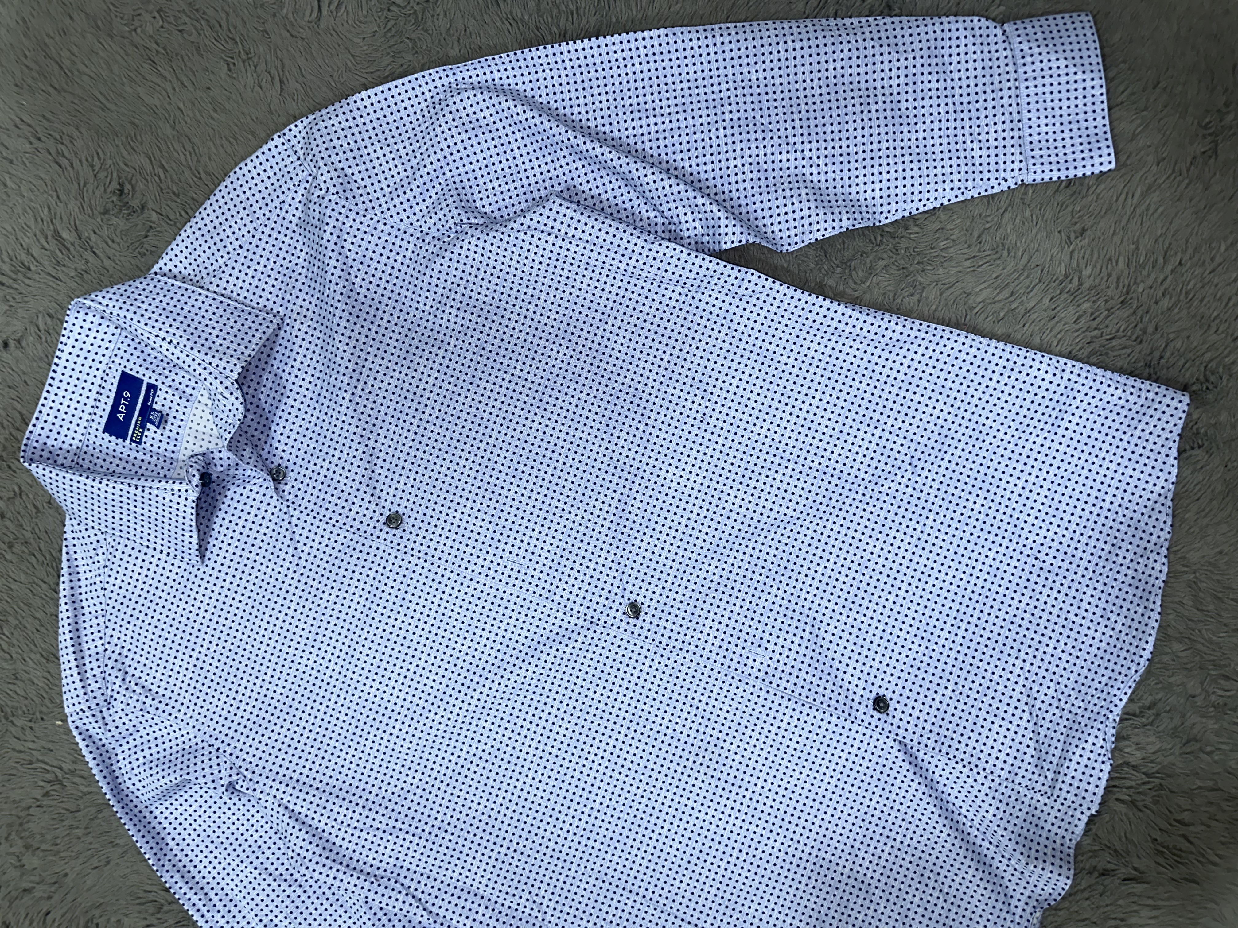 Men's White Printed Shirt