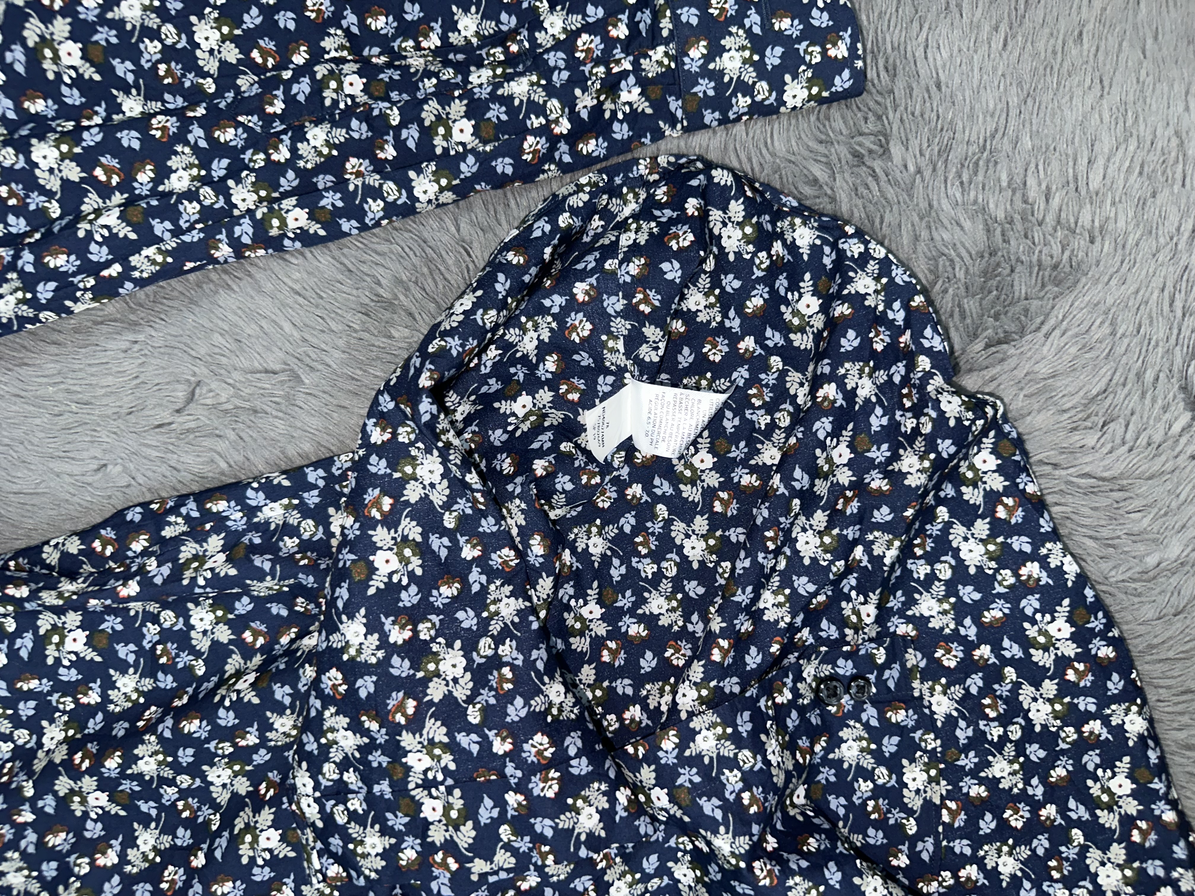 Floral Print Long Sleeve Shirt