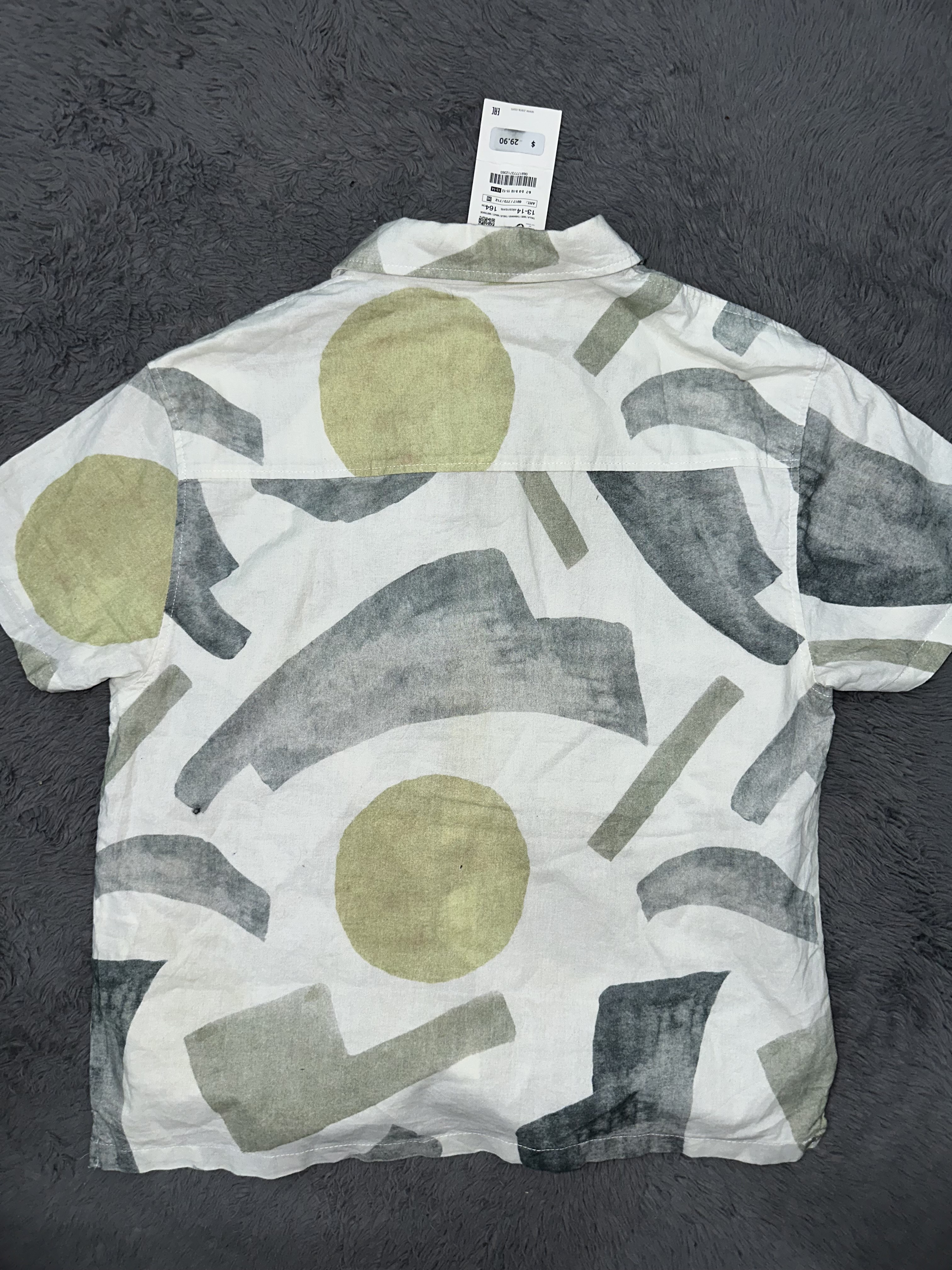 Zara Patterned Cotton T-Shirt