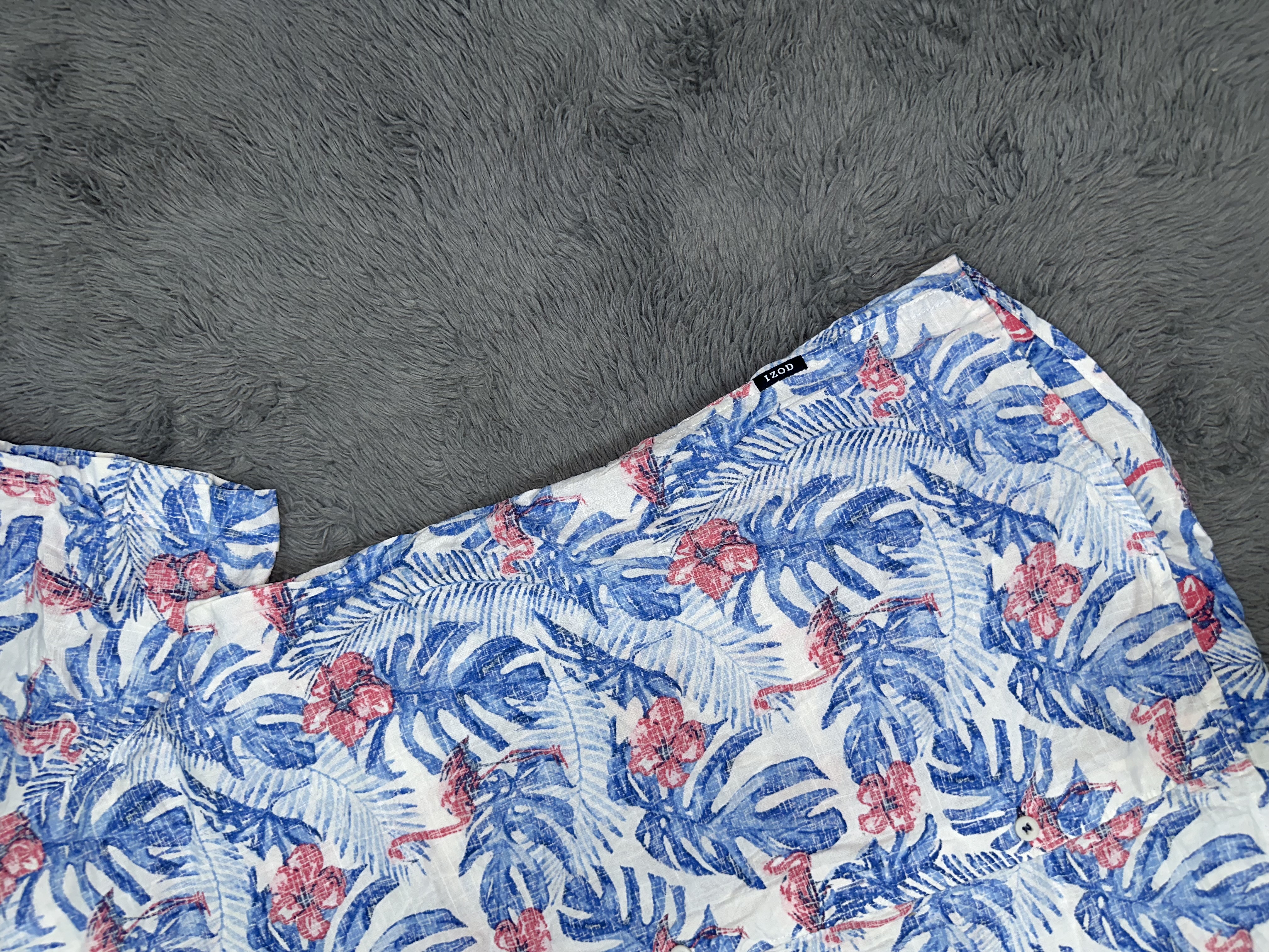 Hawaiian Floral Short Sleeve Shirt