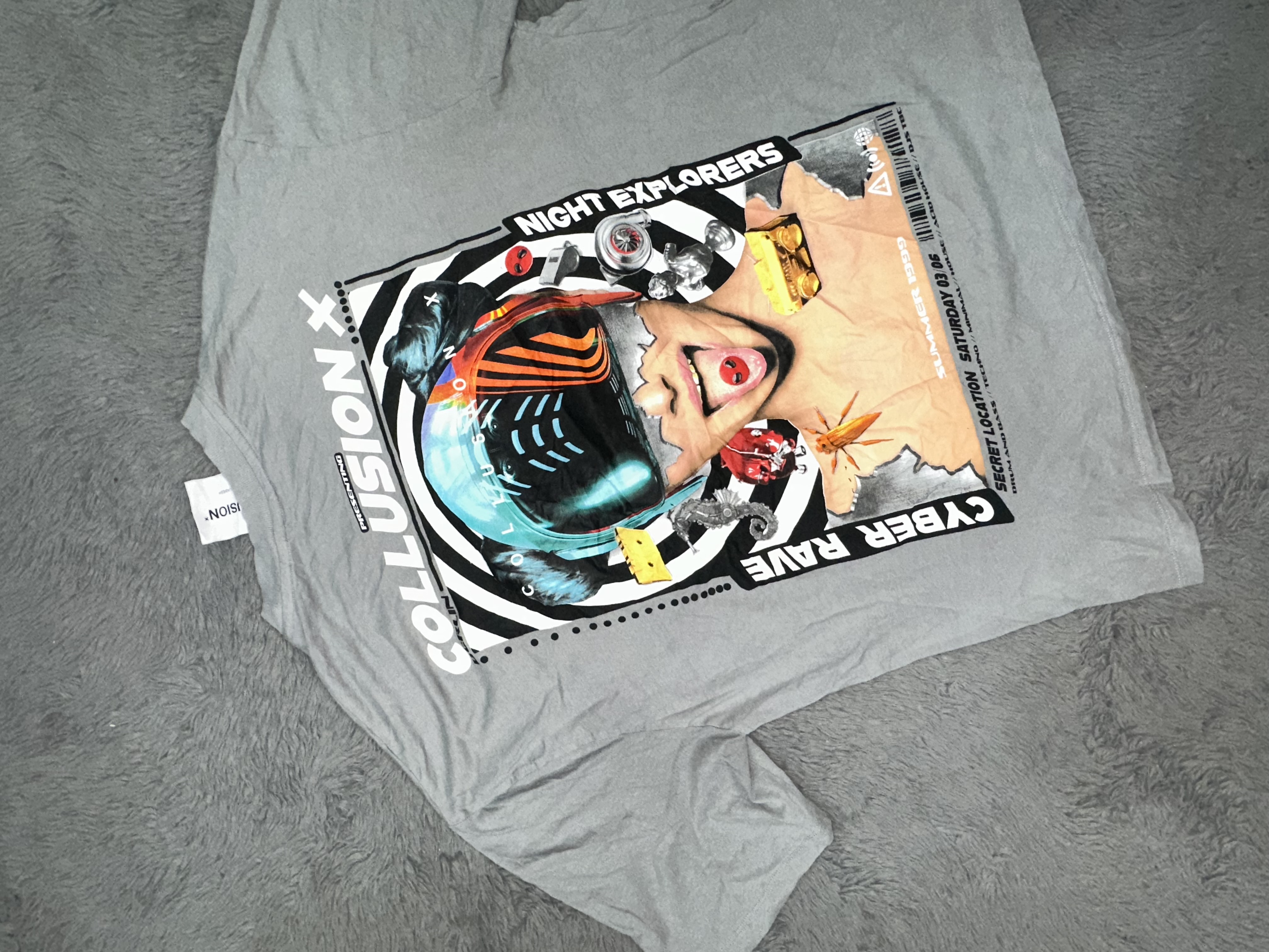 Collusion X Night Explorers Graphic T-shirt