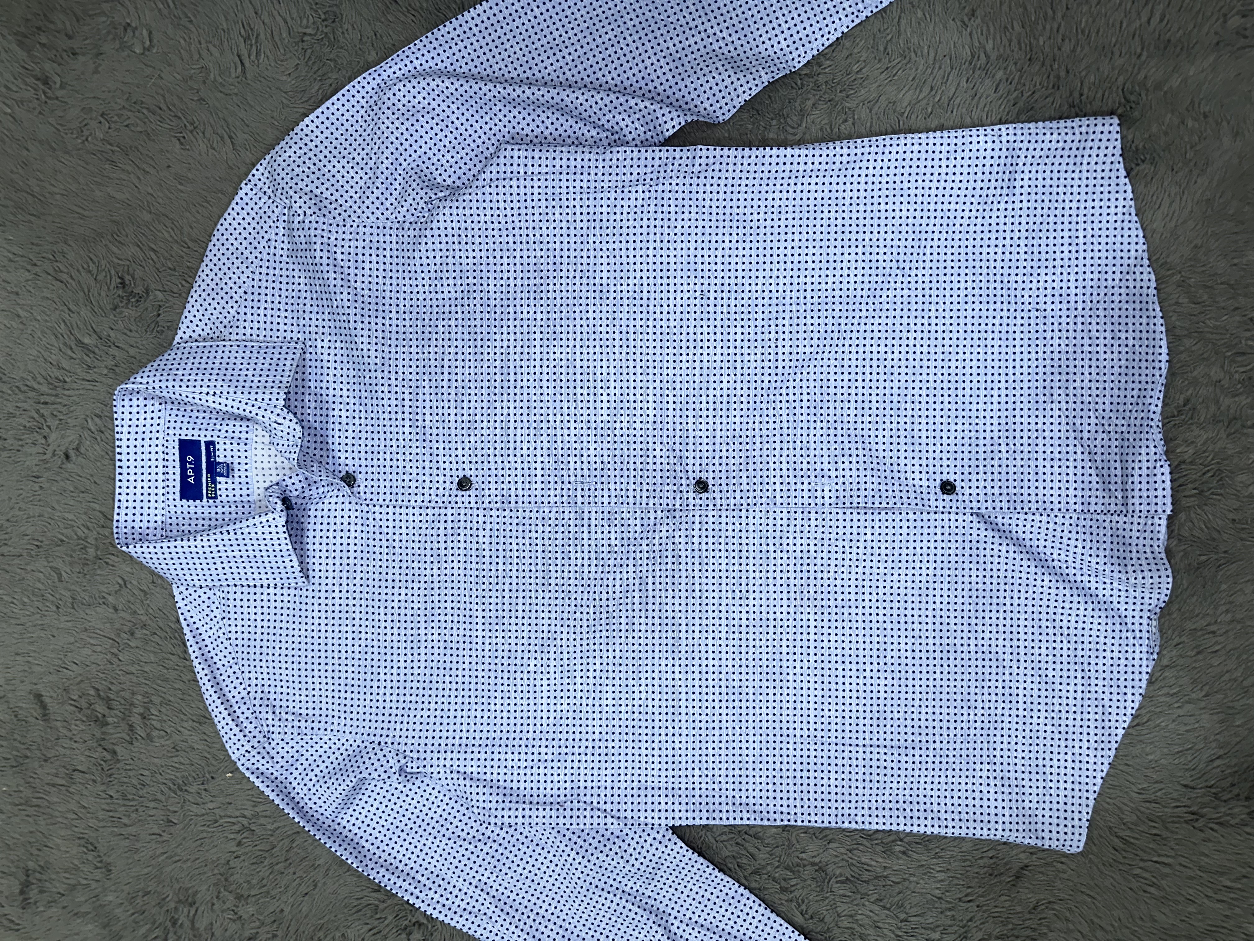 Men's White Printed Shirt