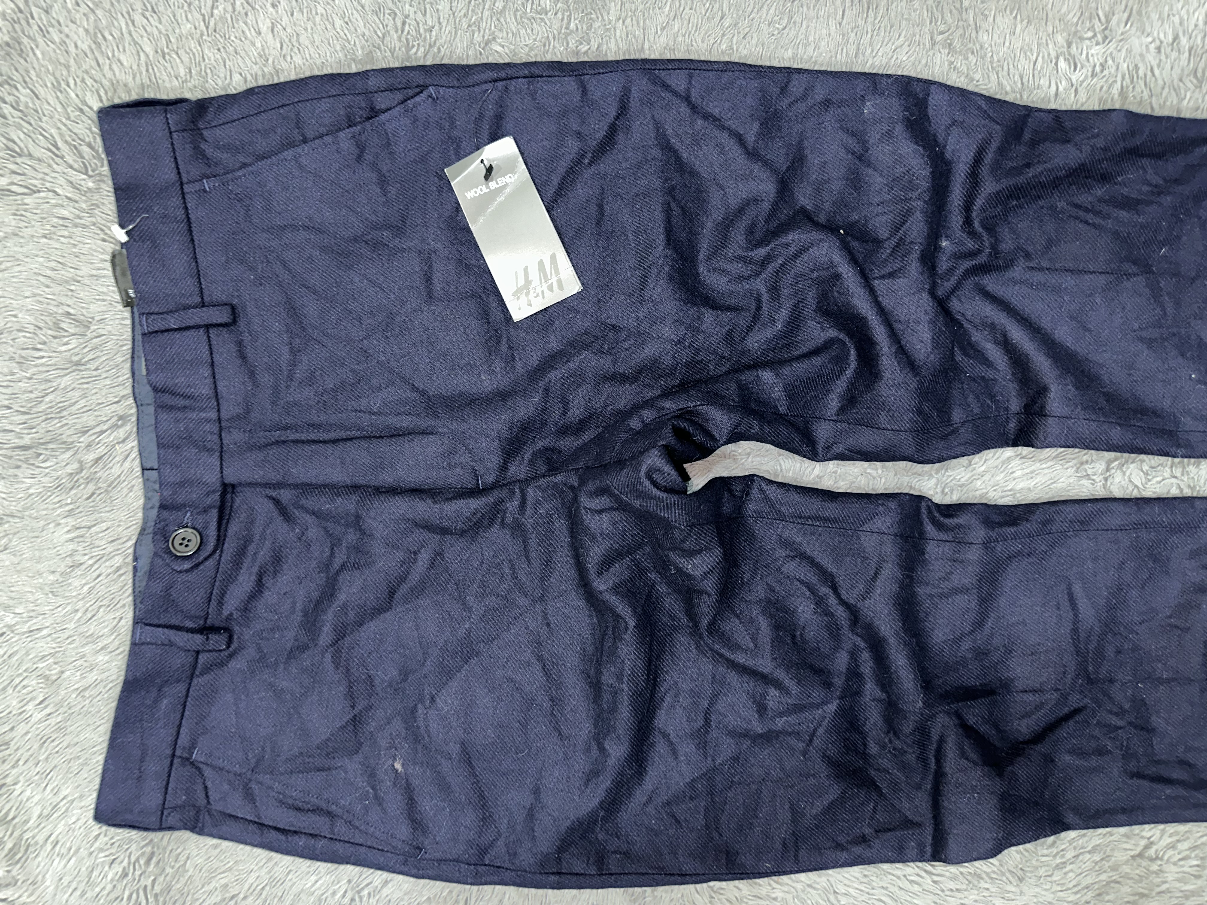 H&M Navy Blue Formal Pants