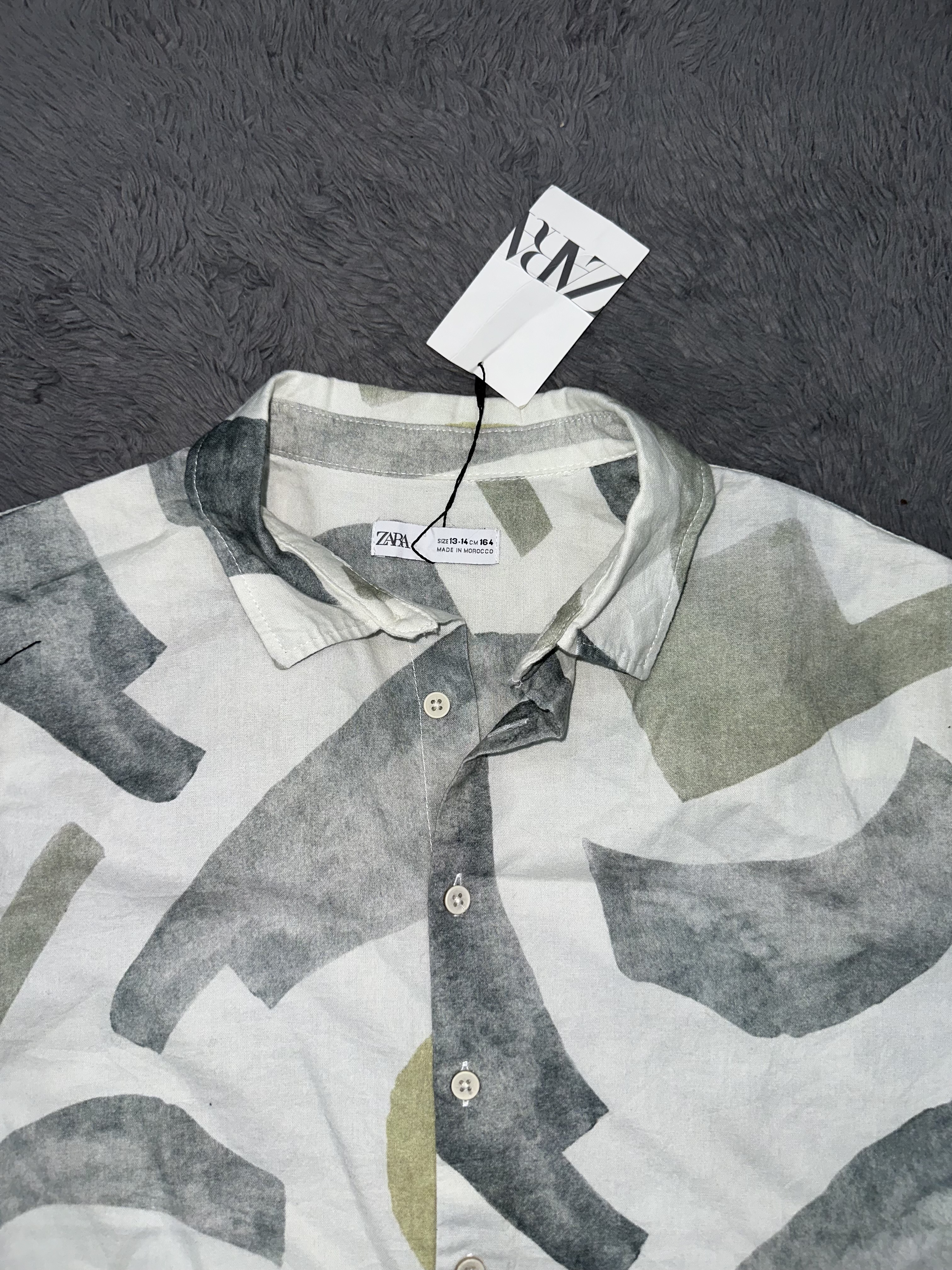 Zara Patterned Cotton T-Shirt