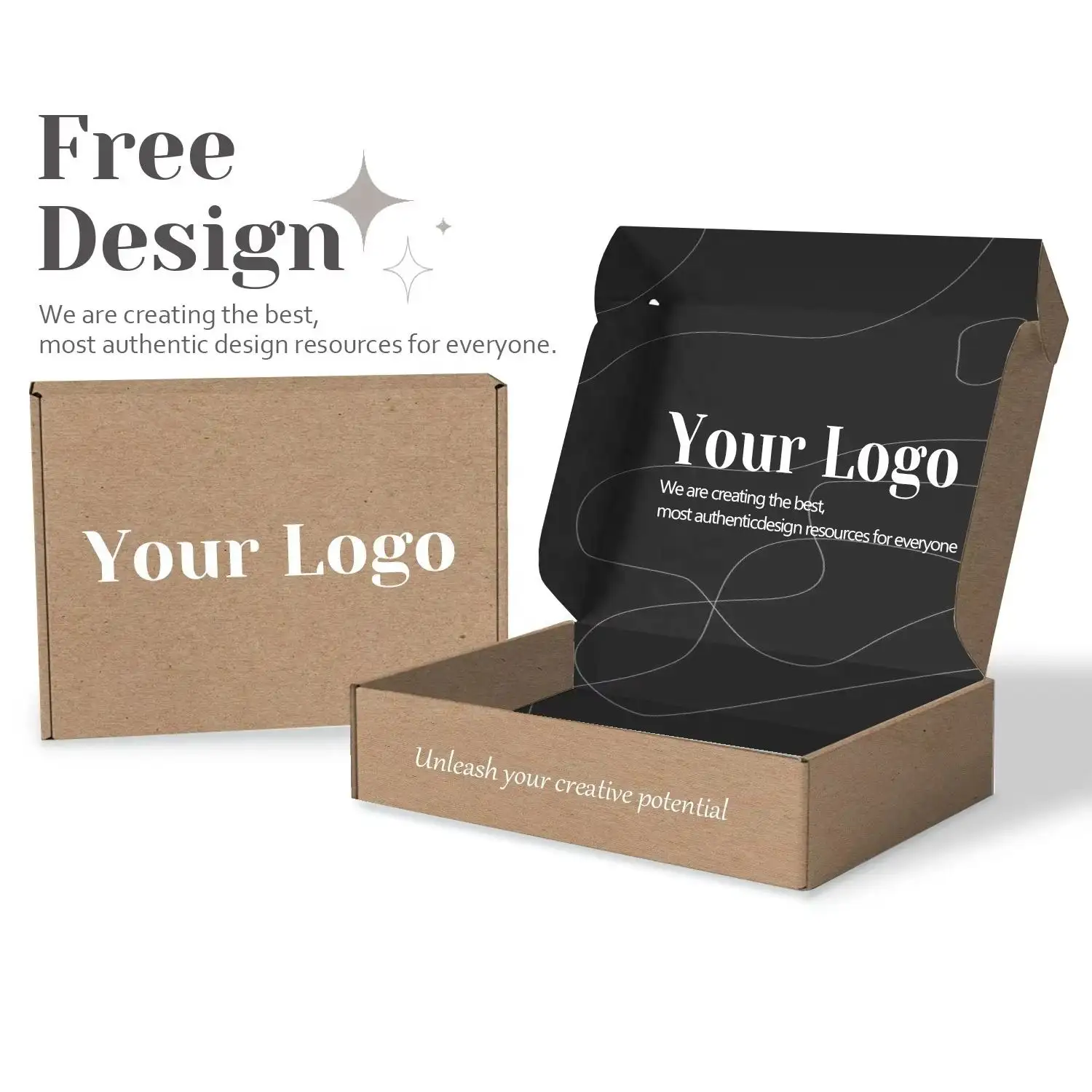Free Sample Wholesale Fold Corrugated Airplane Box Custom Print Colour Packaging Cardboard Box Mailer Shipping With Custom Logo