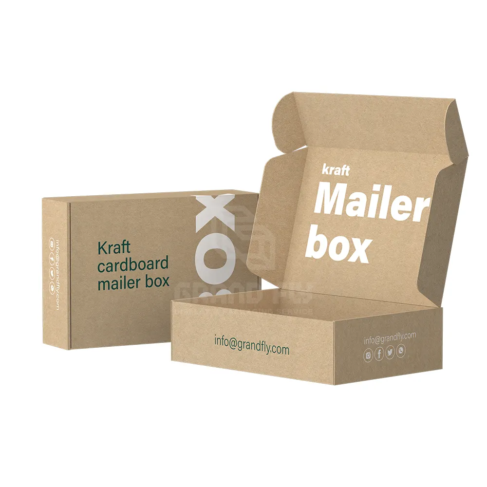 Free Sample Wholesale Fold Corrugated Airplane Box Custom Print Colour Packaging Cardboard Box Mailer Shipping With Custom Logo