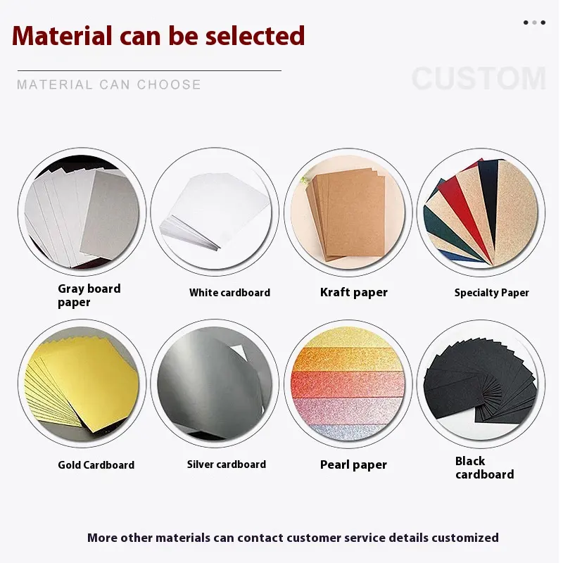 White Corrugated Foldable Packaging Box Small Batch Gift Color Box with Factory Printing Outer Packaging for Small Batches