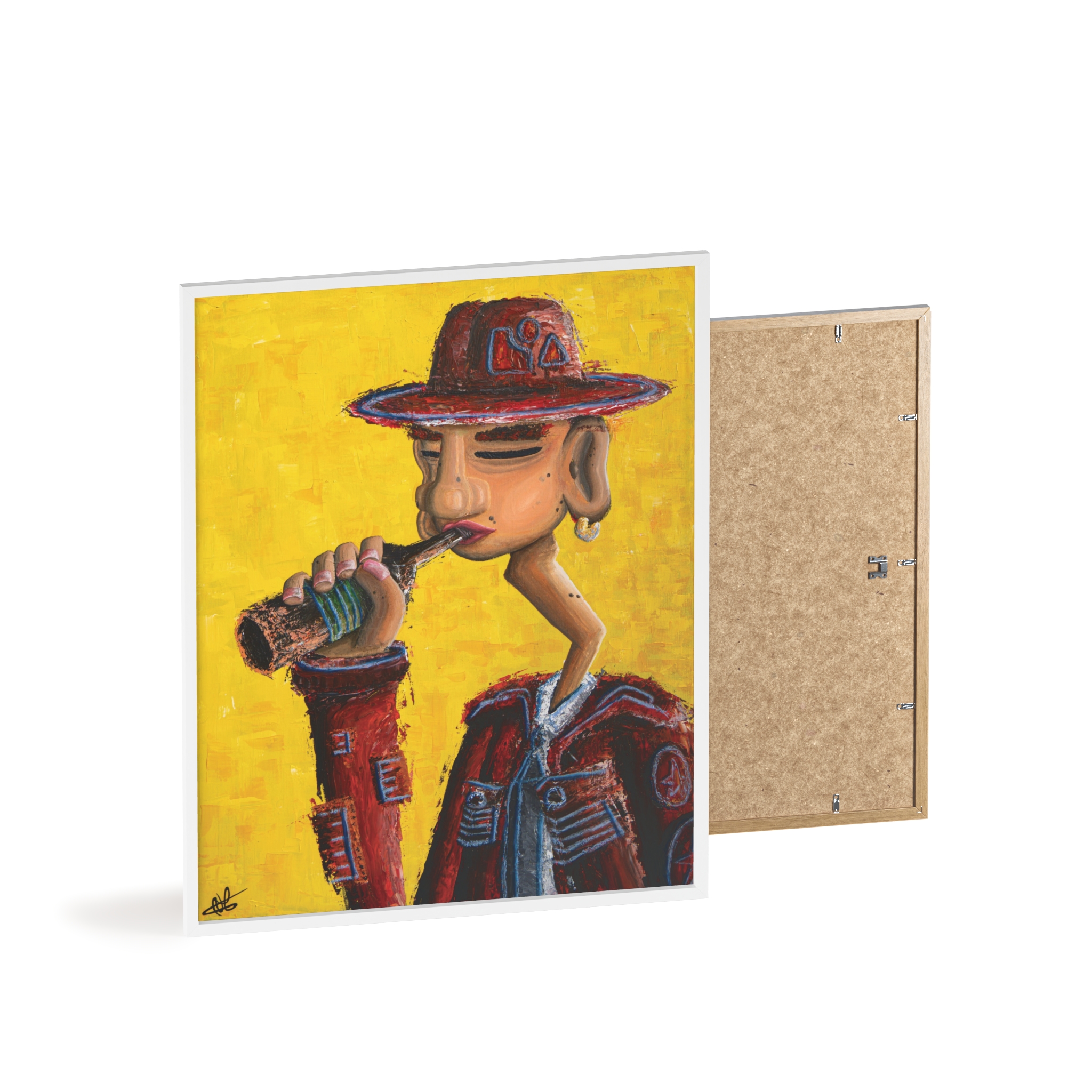 'THE LOST DROP' On High Quality Paper /+ Wooden Framed