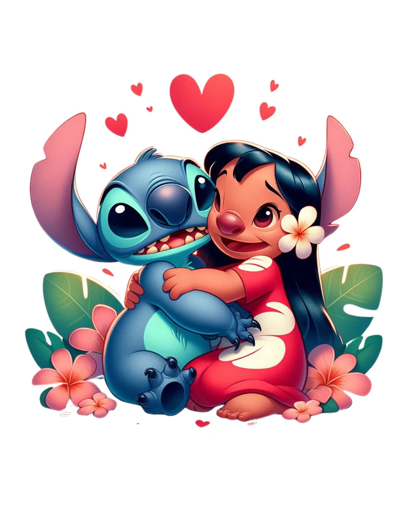 Lilo and Stitch Art Print
