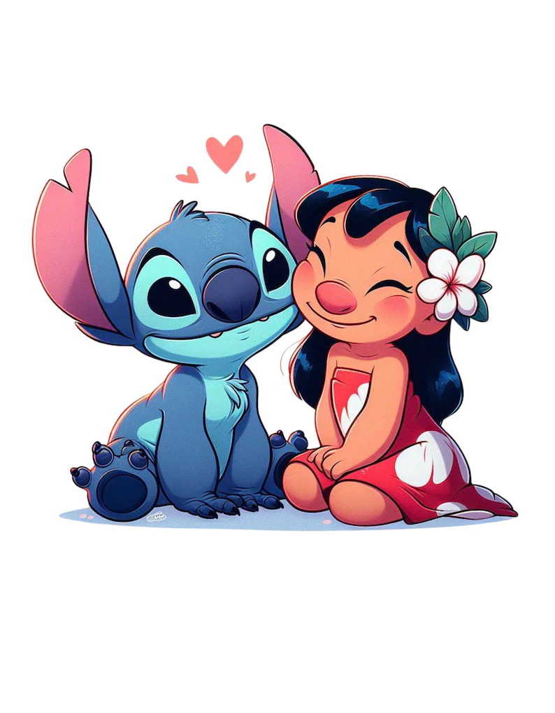 Lilo and Stitch Art Print