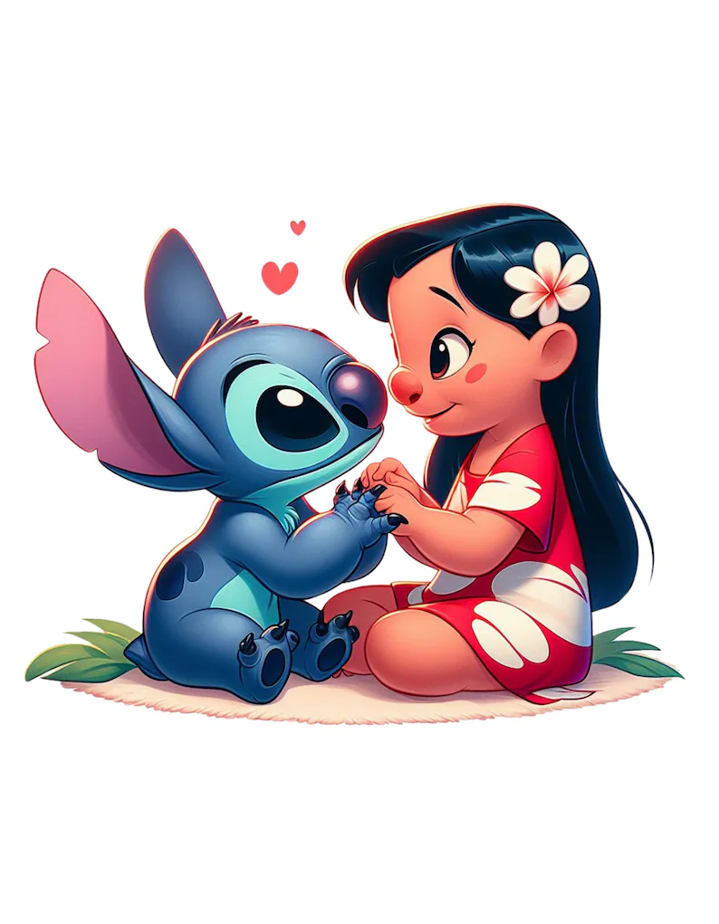Lilo and Stitch Art Print