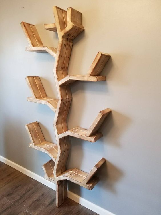 Tree Branch Bookshelf