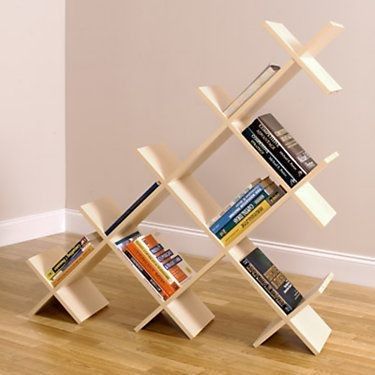 Modern Wood Bookshelf