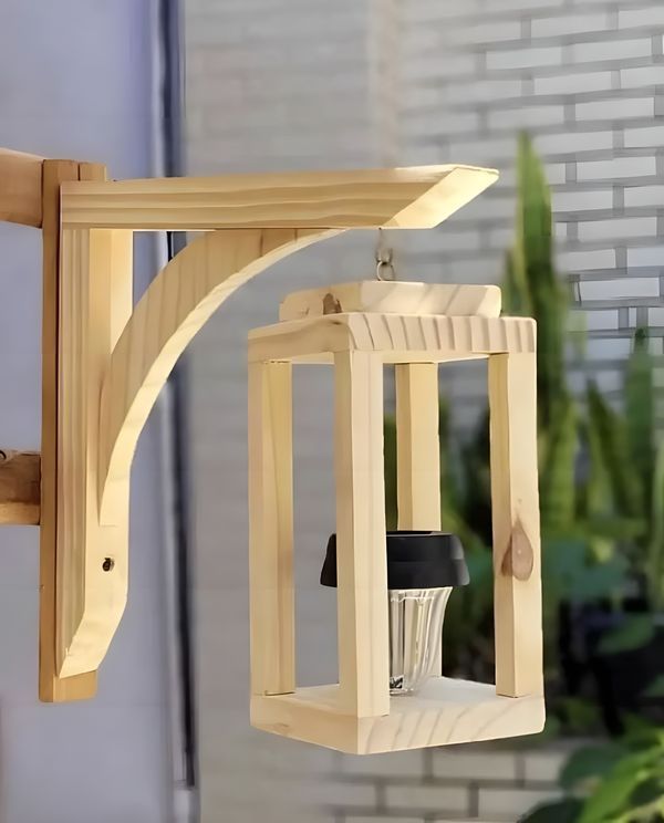 Handcrafted Wooden Lantern