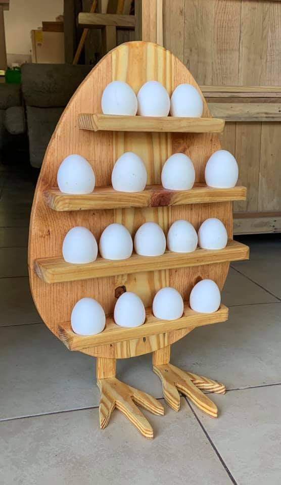 Wooden Egg Holder