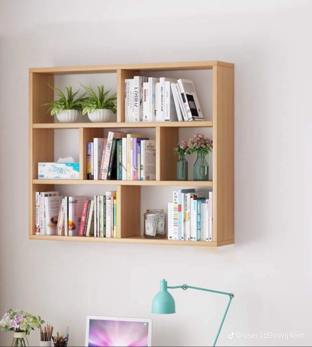 Wall Mounted Bookshelf