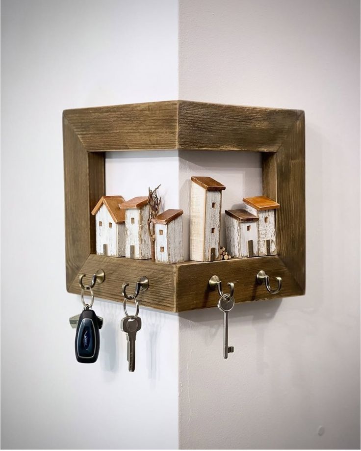 Corner Wall Key Holder