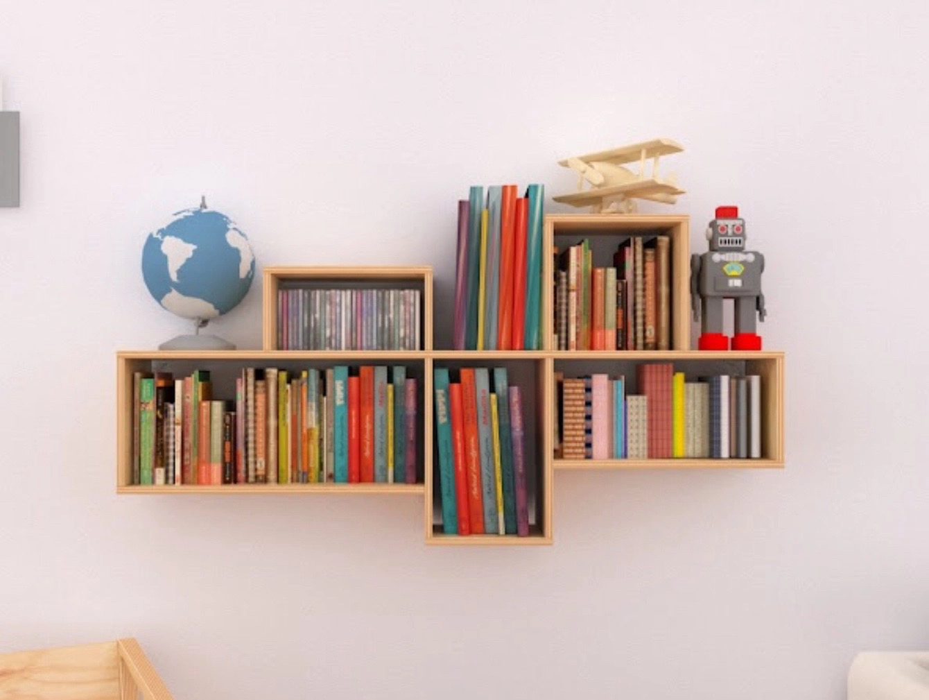 Wooden Wall Shelf