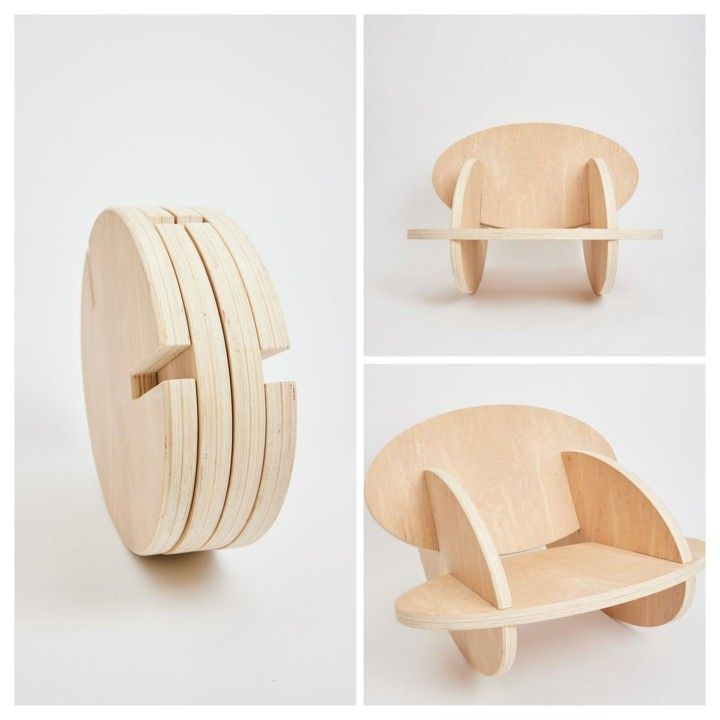 Wooden Puzzle Chair