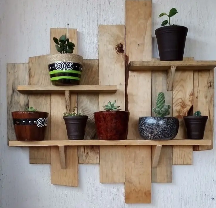 Wooden Hanging Shelf 