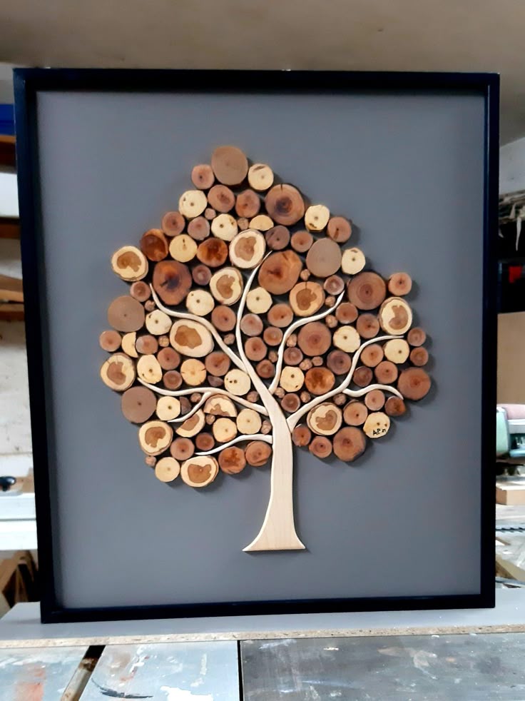 Wooden Tree Wall Art