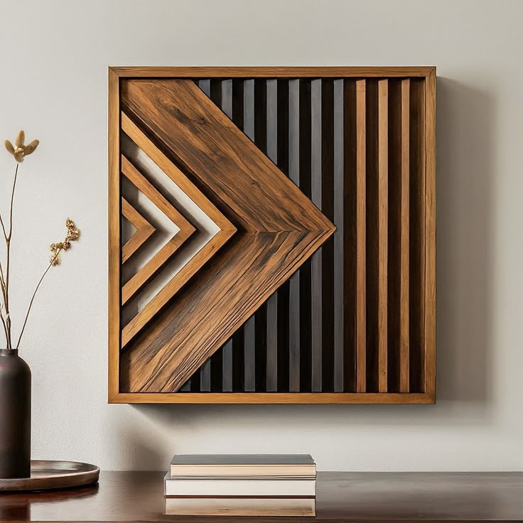 Geometric Wooden Wall Art