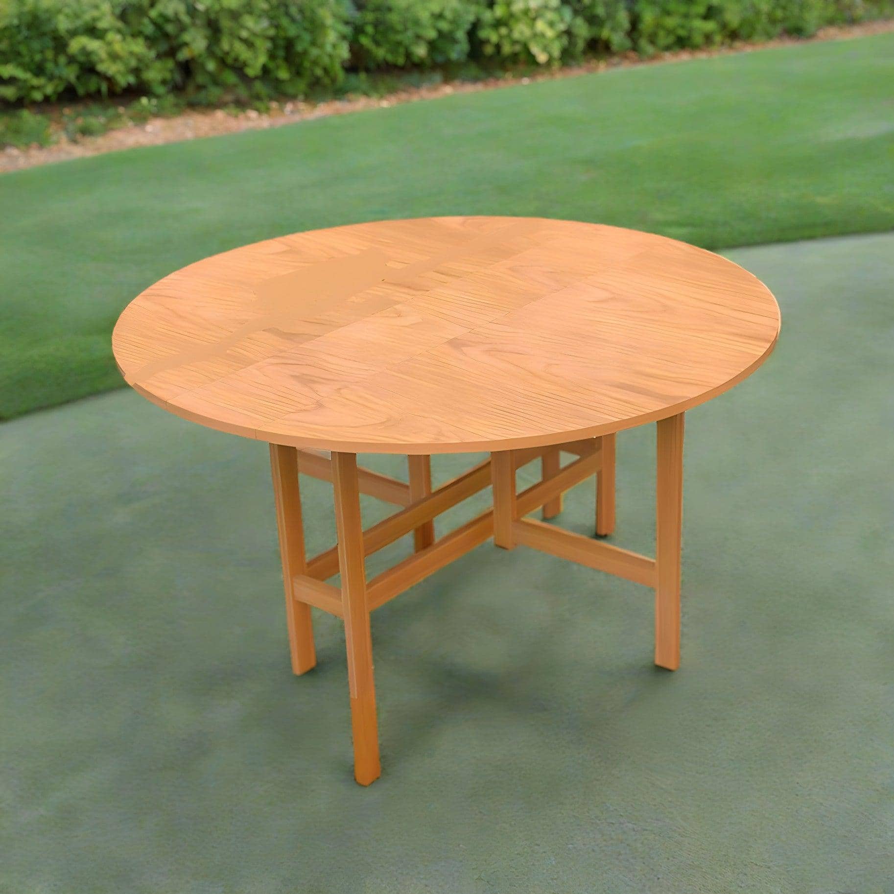 Round Wooden Table
