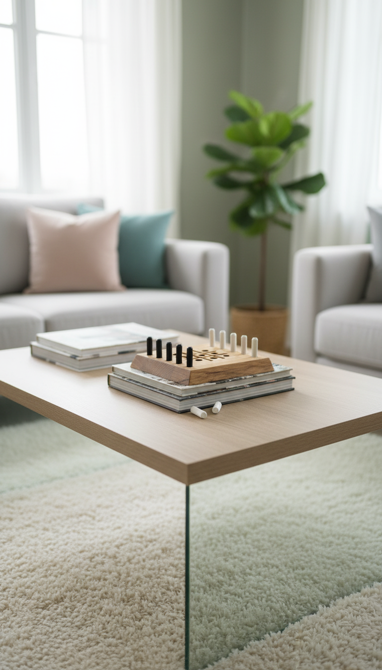 Wooden Tic-Tac-Toe Game