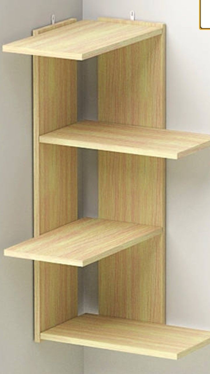 Modern Wooden Wall Shelf