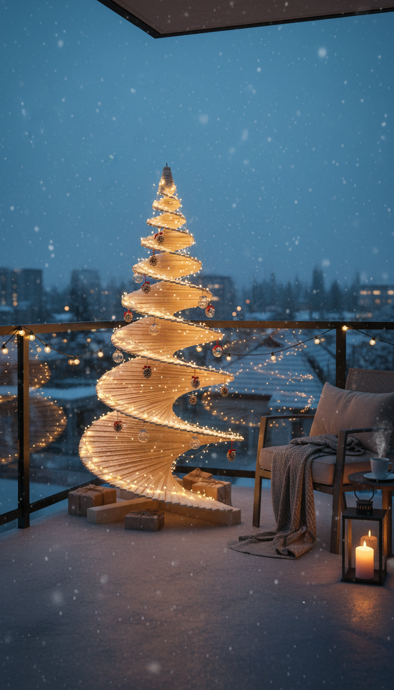 Spiral Wooden Sculpture