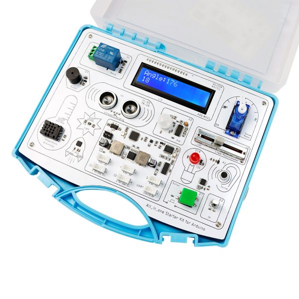 Arduino All-in-One Starter Kit with 15 Sensors and 21 Lessons