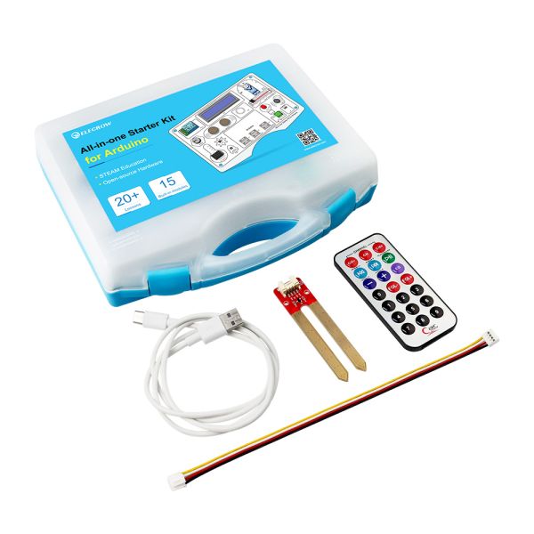 Arduino All-in-One Starter Kit with 15 Sensors and 21 Lessons