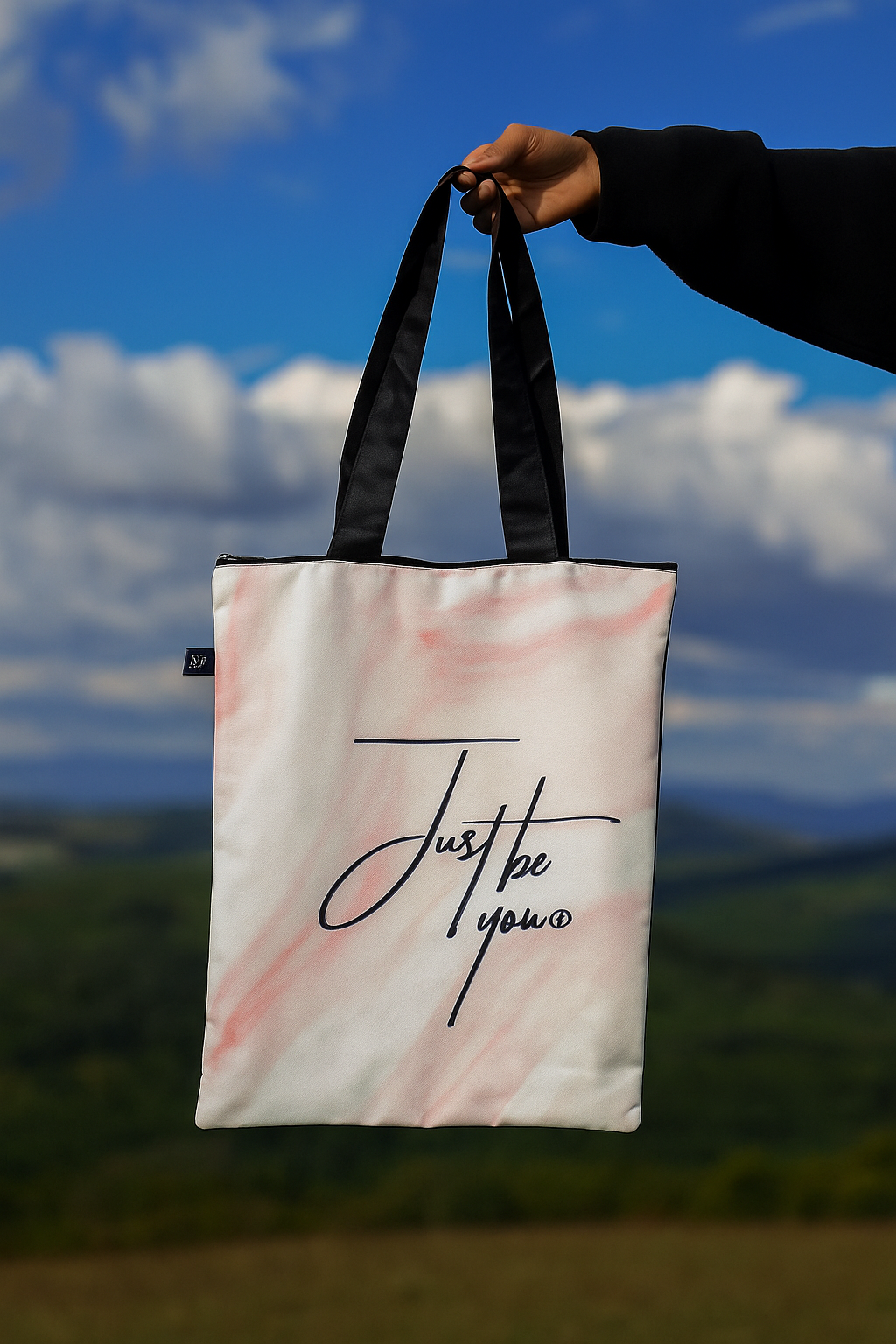 Tote Bag with 'Just Be You' Design