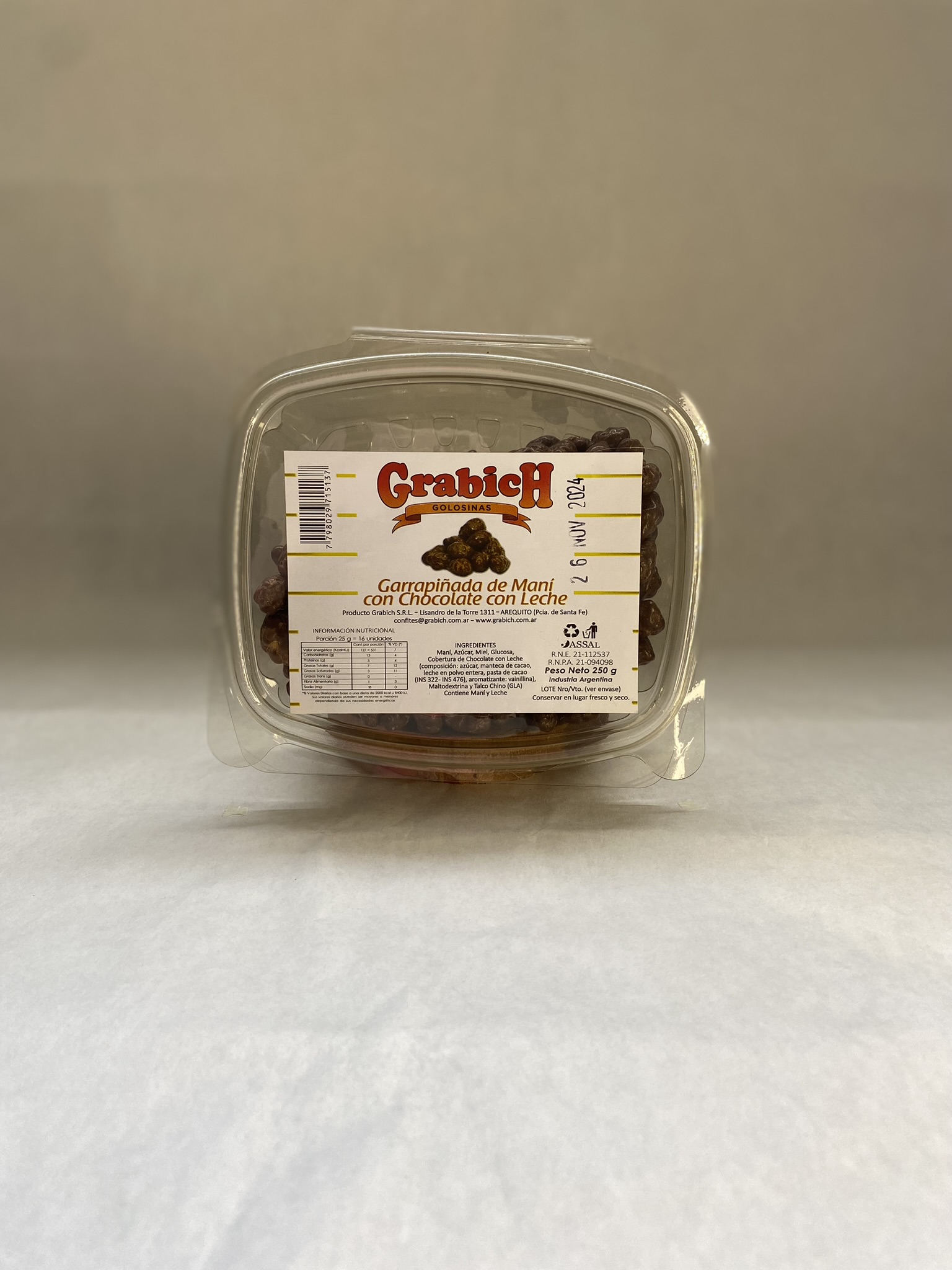 Garrapiñada de maní con Chocolate c/leche