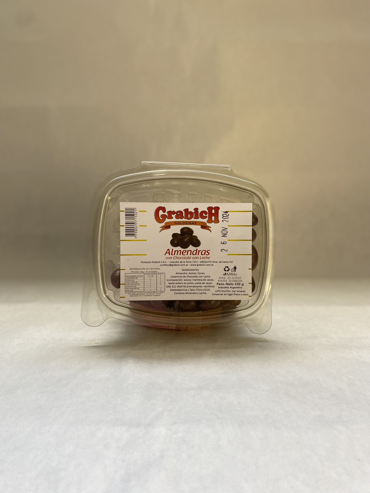 Almendras con Chocolate c/leche