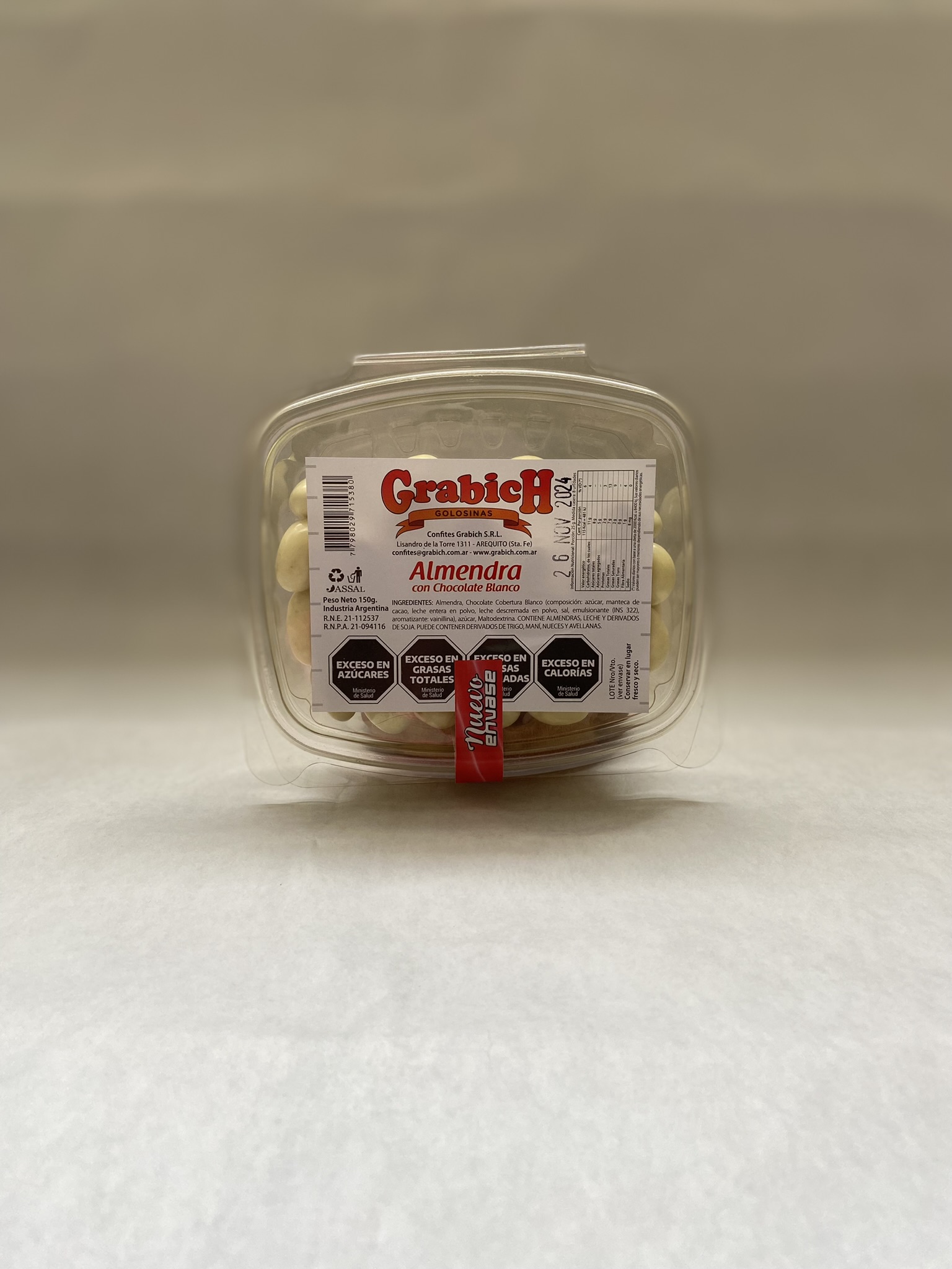 Almendra con Chocolate blanco c/ leche