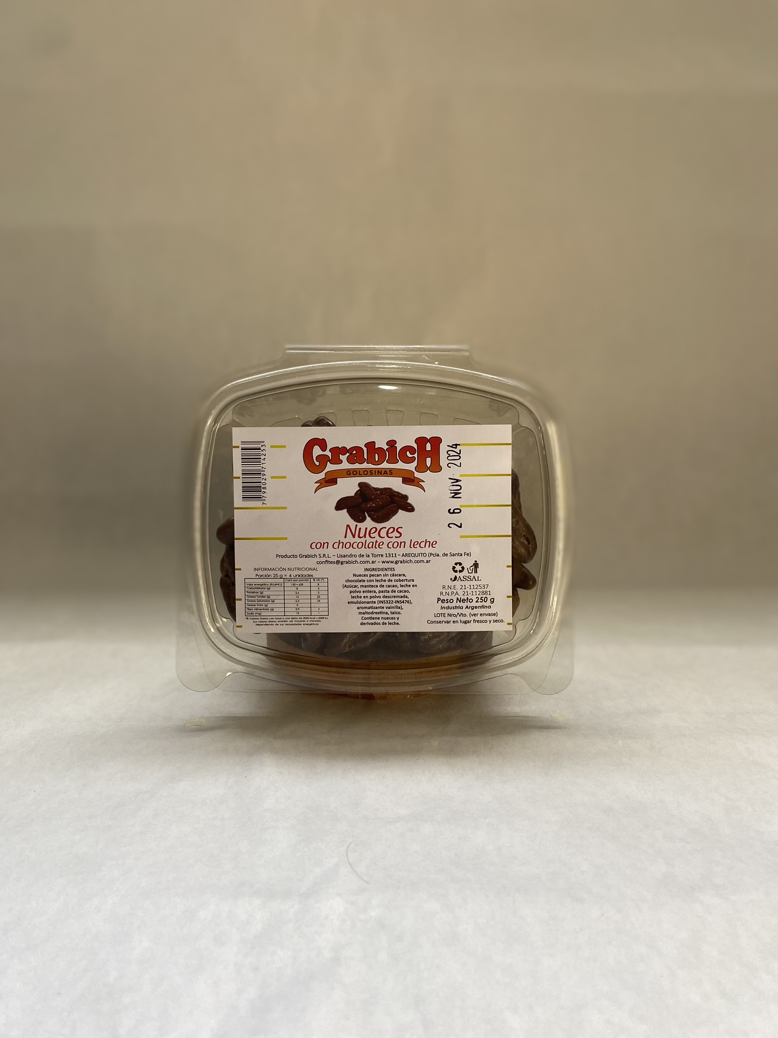 Nueces con Chocolate c/ leche