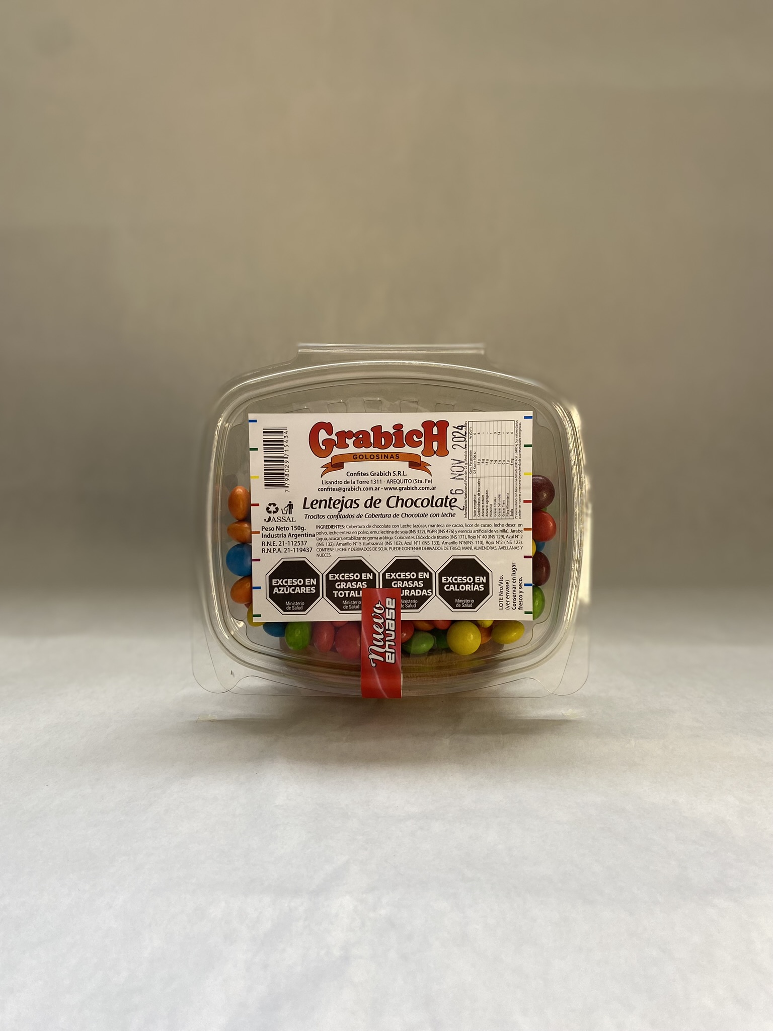 Lentejas de Chocolate