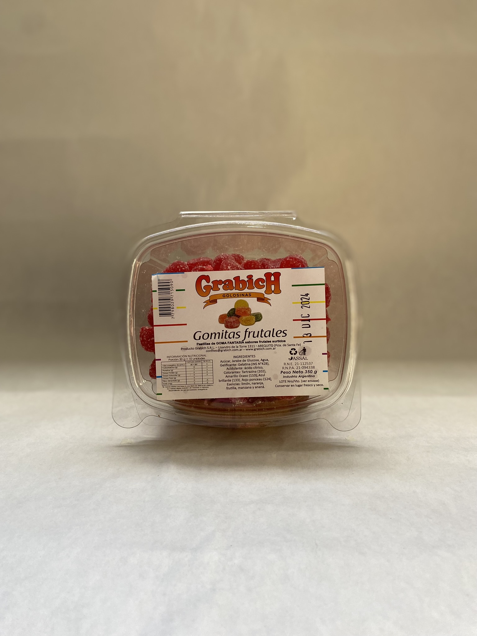 Gomitas Frutales