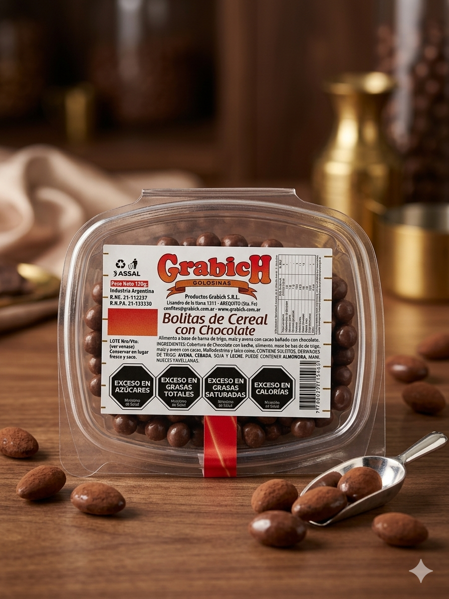 BOLITAS DE CEREAL CON CHOCOLATE