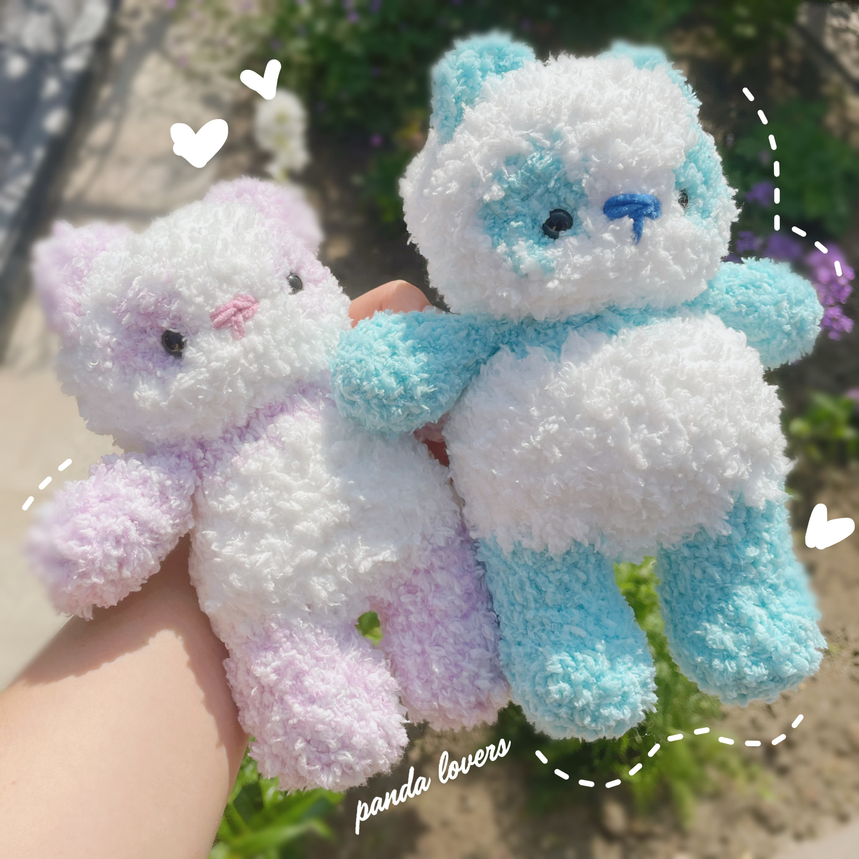 "Fluffy Panda" - Plushie